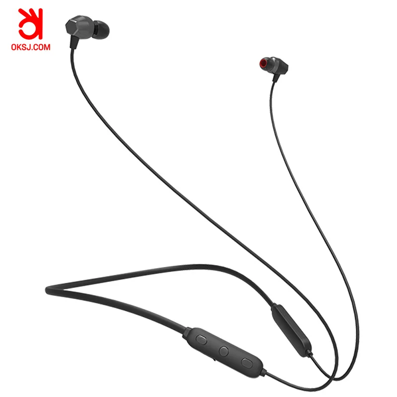 

OKSJ A6 Sports wireless Bluetooth headset Waterproof earphone earbud Running earphone Built-in Mic Noise Cancellation for iphone