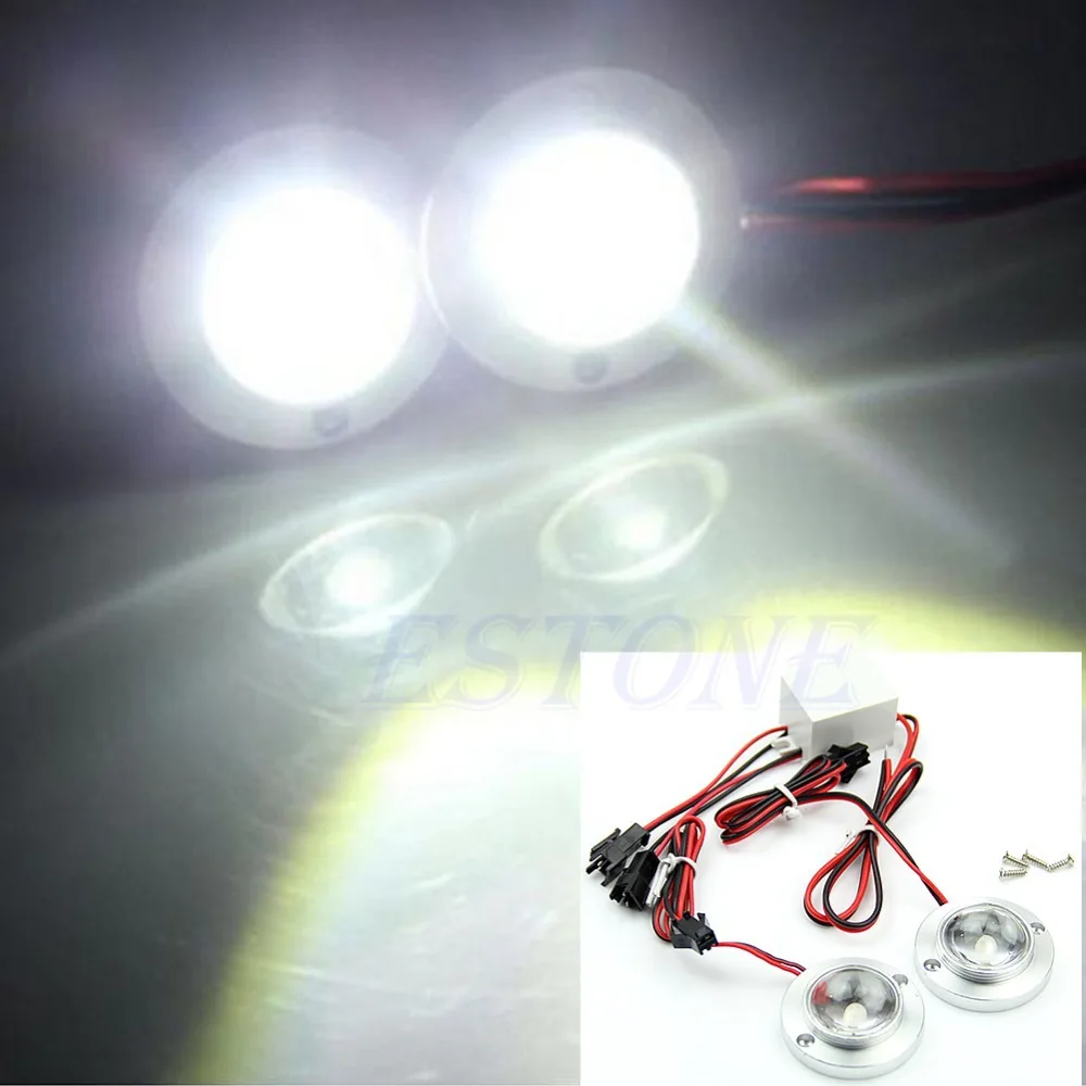 

Car 2 LED Strobe Bulb Light Emergency Warning Flash DC 12V 5W + Controller