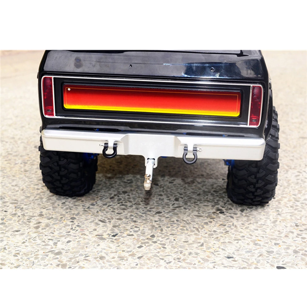 Фото Комплект металлических передних/задних бамперов для Traxxas TRX4 Ford Bronco 1/10, детали для автомобиля с дистанционным управлением, задний бампер с U-образным крючком, комплект аксессуаров №2