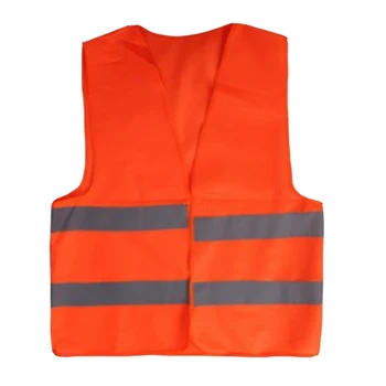

100PC Fluorescent Vest High Visibility Reflective Outdoor Safety Clothing Running Contest Vest Safe Light-Reflective Ventilate