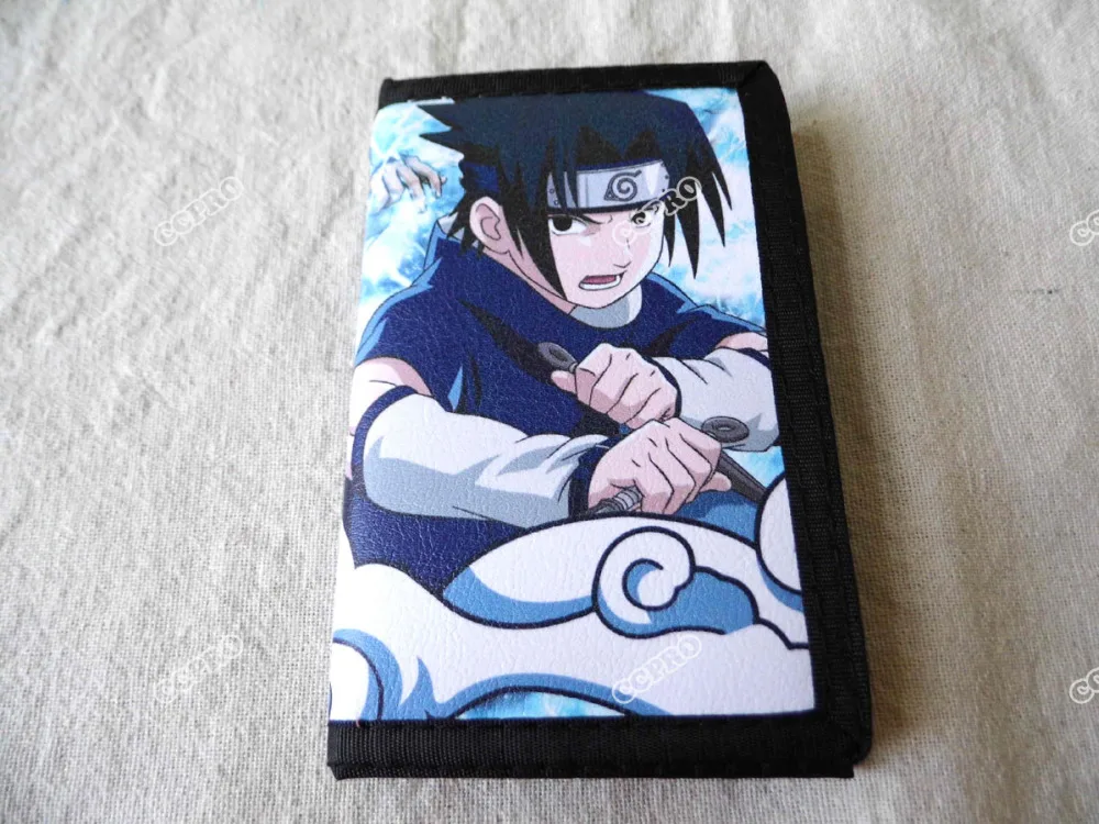 Аниме Наруто Полиэстер бумажник с принтом Узумаки и Учиха Саске|print sleeve|wallet ropeprint