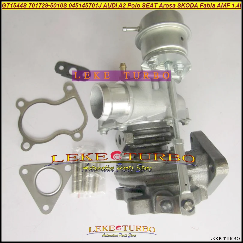 GT1544S 701729 701729-5010S 045145701J Turbo For AUDI A2 For VW Polo Lupo For SEAT Arosa Cordoba For SKODA Fabia 99-05 AMF 1.4L (1)