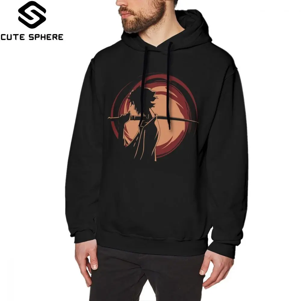 

Kenshin Hoodie Modern Samurai Hoodies Winter Loose Pullover Hoodie Male Cotton Grey Cool Long Length Oversized Hoodies