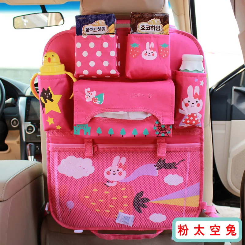 Waterproof Universal Baby Stroller Bag Organizer Baby Car Hanging Basket Storage Stroller Accessories Portable Cartoon HandBag