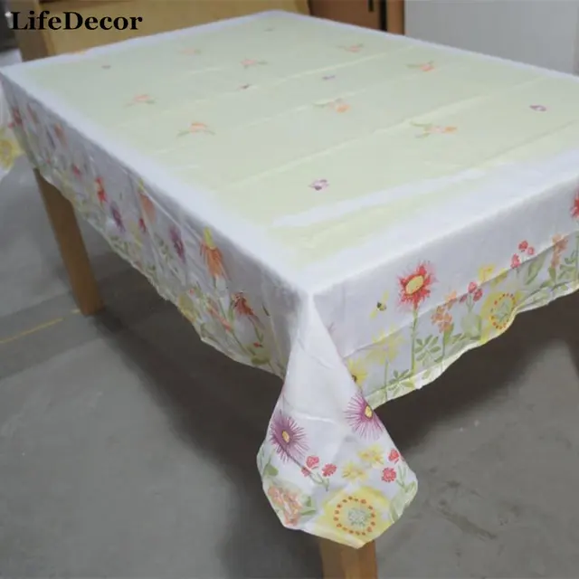 pastoral style tablecloths kohls sonoma idyllic wild daisy flower table fabric merry christmas decorations for home - Kohls Christmas Decorations pastoral style tablecloths kohls sonoma idyllic wild daisy flower table fabric merry christmas decorations for home - Kohls Christmas Decorations