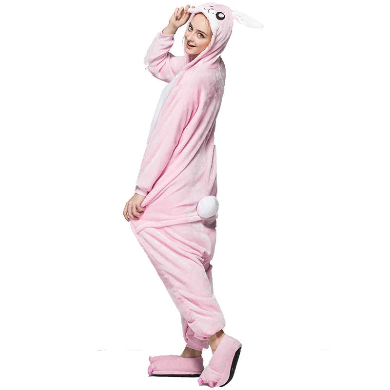 onesies yetiskin kislik pijama kigurumi erkekler kadin pijama tavsan pijama tulum noel cift kiyafetler