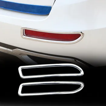 

Color My Life Car Rear Fog Lamp Lamps Cover Fog Lights Trim Sticker for Renault Koleos for Samsung QM6 2017 2018 Accessories