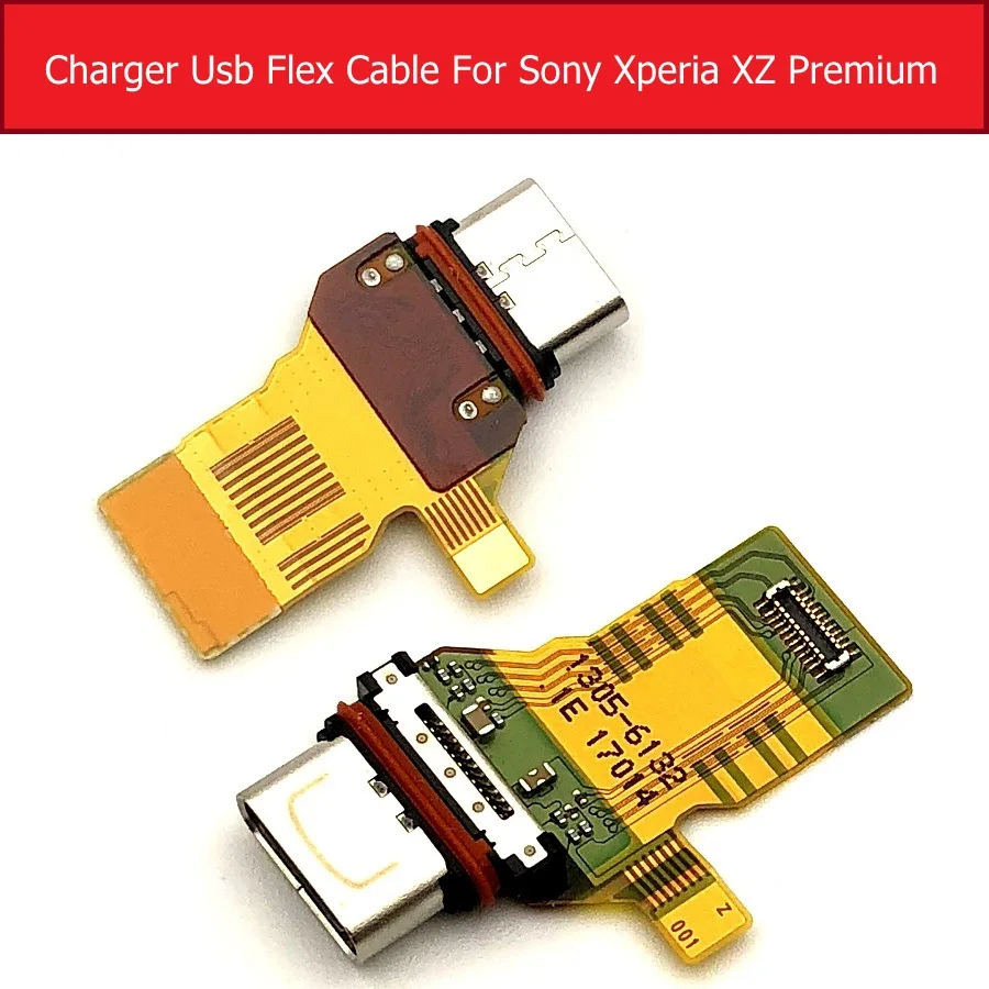 USB плата с зарядным портом для sony Xperia XZ/XZS/XZ Premium XZ1/XZ1 Compact mini Зарядное устройство Док-станция разъем Модуль гибкий кабель - Цвет: XZ Premium