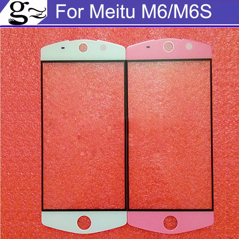 

For Meitu M6 M6S Outer Glass Lens Touchscreen Touch screen Outer Screen Glass Cover without flex Cable For Meitu M 6 M6 S