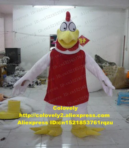 Foghorn Leghorn Cock Hahn Henne Huhn Chook Maskottchen Kostüm Erwachsene Charakter Verkäufe Leistung Unternehmen Kick-off zz6901
