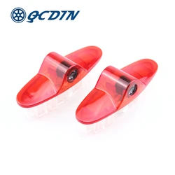 QCDIN for Renault Samsung LED Car Door Lights Logo Projector Light for Renault Samsung QM6 HD Glass Version Logo Light