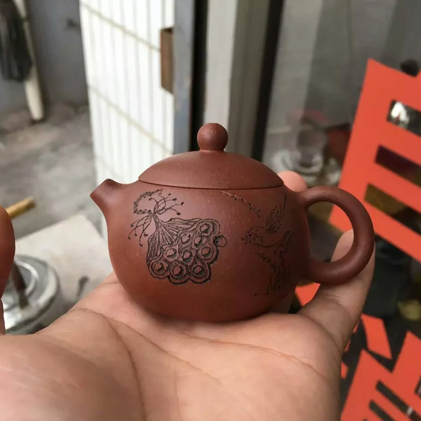 New Fine 80ml 130ml Mini Iron Kettle Cast Iron Teapot Small Pot of Gold Kung Fu