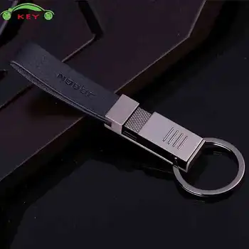 

Car Accessories Men Leather Keychain Business Microfiber Auto Keyring for Jeep BMW Mazda Skoda Fiat Opel Volvo Suzuki Key Holder