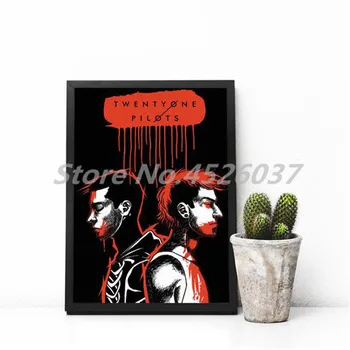 

Twenty One Pilots Band Music Wallpaper Wall Art Canvas Posters Prints Painting Wall Pictures For Living Room Home Decor Artwork