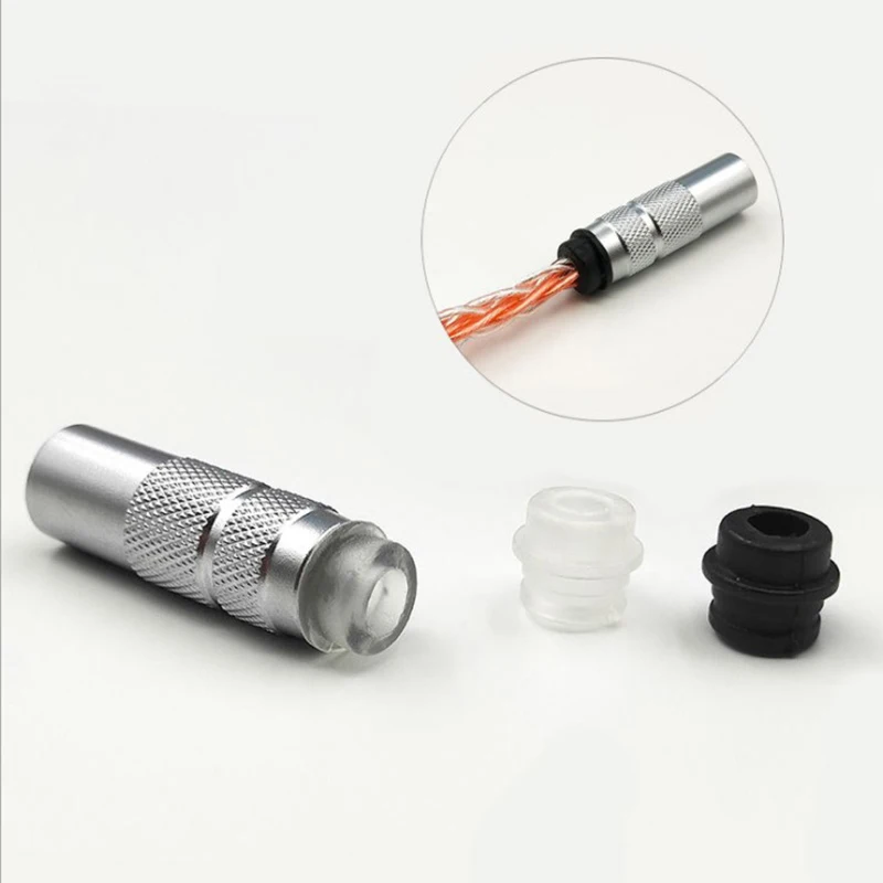 

10 pcs Tail earphone plug tail protector diy earphone accessory tail cover(not contain plug)