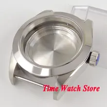 41 мм сапфировое стекло 316L стальной чехол для часов fit ETA 2836 MIYOTA 8215 автоматический механизм