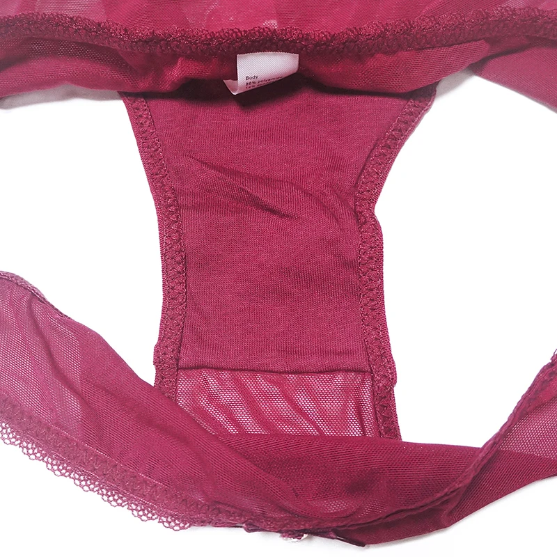CYHWR женское прозрачное сексуальное кружевное нижнее белье комплект халат+ бюстгальтер+ трусики+ стринги 6 шт