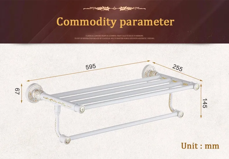 Новая белая Полка для полотенец, антикварная стойка для полотенец, активная стойка для полотенец для ванной комнаты, держатель для полотенец, антикварная двойная Полка для полотенец, SL-7841