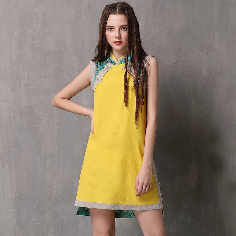 2019 женское летнее платье-жилет винтажные вечерние платья с принтом vestido de festa