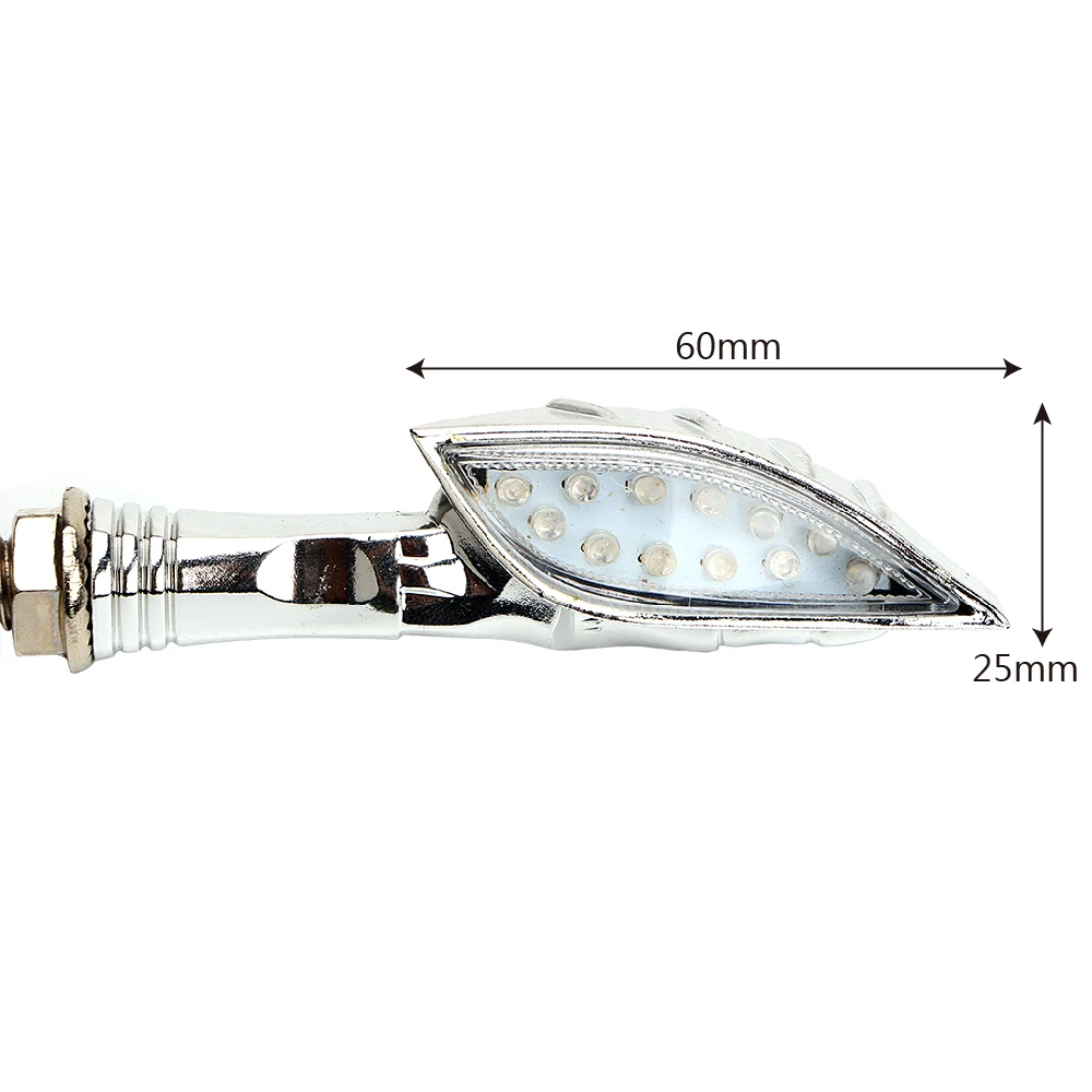 FORAUTO 2 шт./компл. светодиодный мотоцикл сигнала поворота светильник Moto мигалки лампы указатели поворота череп ручной Янтарный светильник s