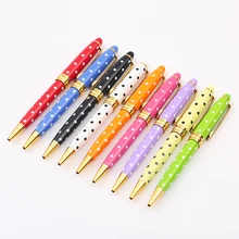 Baoer Moda Lüks Tükenmez Kalem Metal Rollerball Kalemler Için Kız Hediyeler Dönen Boligrafos Renkli Kalem Lapiceros Creativos Baoer Moda Lüks Tükenmez Kalem Metal Rollerball Kalemler Kız Hediyeler Için Dönen Boligrafos