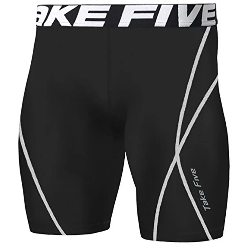 

Newest Edition Original Take Five Men's Compression Skin Tight Short Sleeve Pants