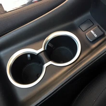 Car Styling 1PCS ABS Matte Interior Water Cup Glass Holder Cover Trim For Toyota Prius Prime PHV 2017 2018