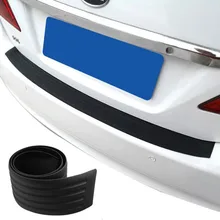Car Rear Guard bumper rubber scuff trim For SsangYong Actyon Turismo Rodius Rexton Korando Kyron Musso Sports,Auto Accessories