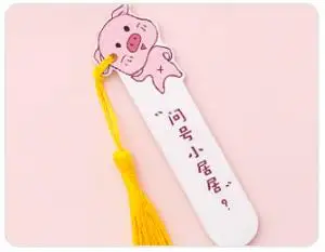 1pcs Pig Rulers Cute Stationery Sewing Ruler Wooden Set of Drafting Rules Student Cute Design Rulers Kawaii School Supplies - Цвет: Ruler