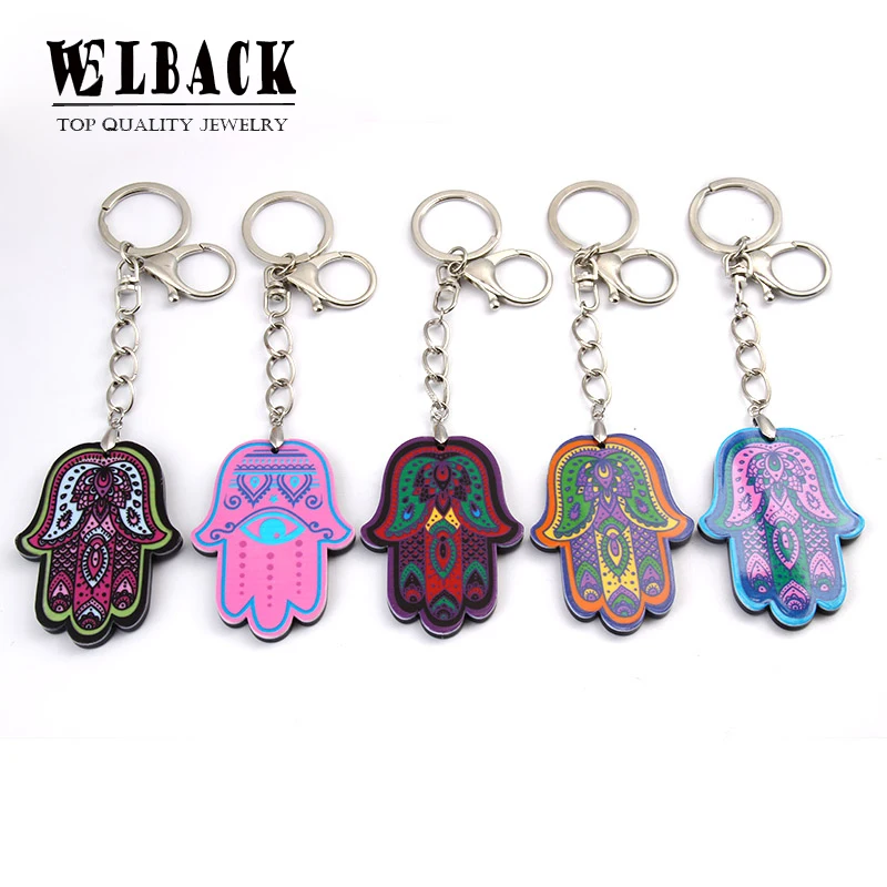 

2018 Hot Sale Cute Couple Hand Keychain for Lovers Alloy Fashion Trinket Ring Chain New Jewelry For Women Bag Pendant Car Key