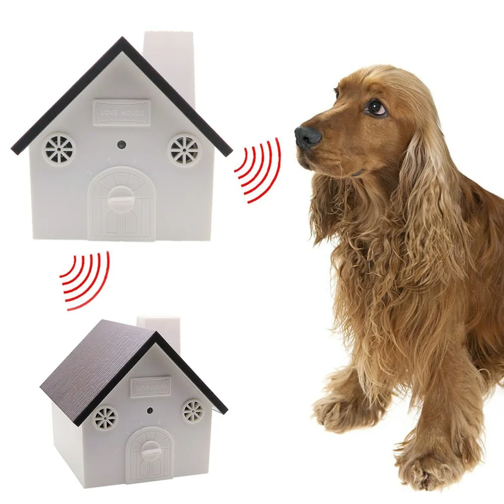 Два светодио дный ных аккумулятора на открытом воздухе Bark control ler Anti Dog Barking control В 9 в питание от аккумулятора в новейшей форме птичьего домика более professional