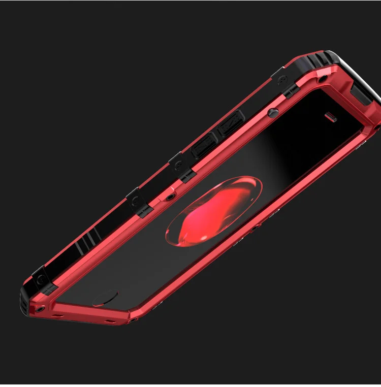 3 Proofings Armor Case Waterproof  For iphone X 8 Metal Aluminum Dirt Shock IP5 Case For iPhone 6 6s 7 8 Plus Heavy Rugged Cover (18)