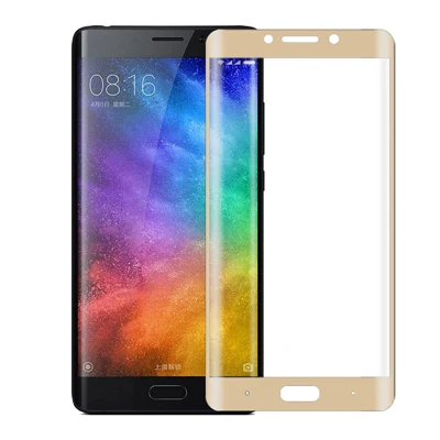 Изогнутое закаленное стекло с полным покрытием для Xiaomi Mi Note 2 защита экрана