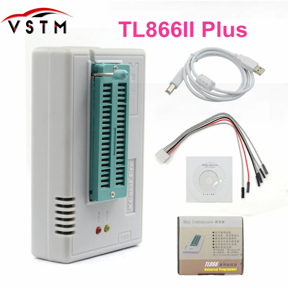 2018 новейший оригинальный TL866II Plus EEPROM PIC AVR TL866 USB Универсальный программатор 24 93 25 mcu