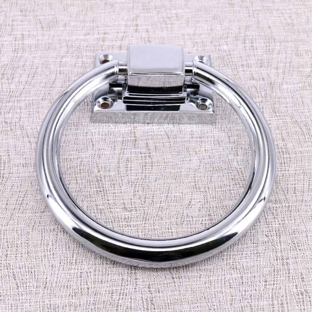 2pcs Modern110mm Drop Ring Handles Dresser Chest Cabinet Drawer