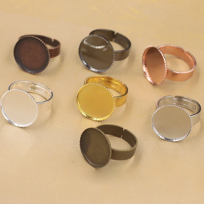 Основа для кольца 10 шт. 12 30 мм различные цвета|ring blanks|ring basebrass ring blanks |
