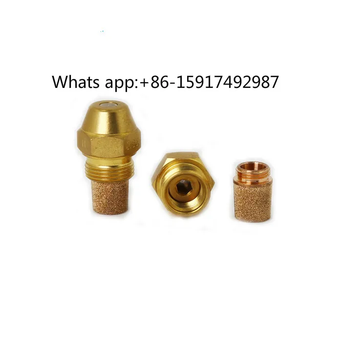 (8Piece/Lot) 60 degree SS Brass Siphon Air Atomizing Pressure Waste Oil Burner Nozzle oil burner nozzle misting spraying | Дом и сад