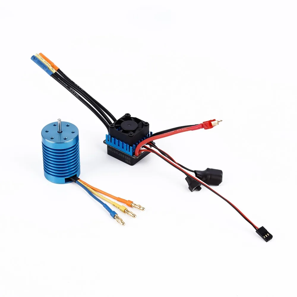 

OCDAY 3650 1/10 4370KV Slot Sensorless Brushless Motor with 45A Brushless ESC