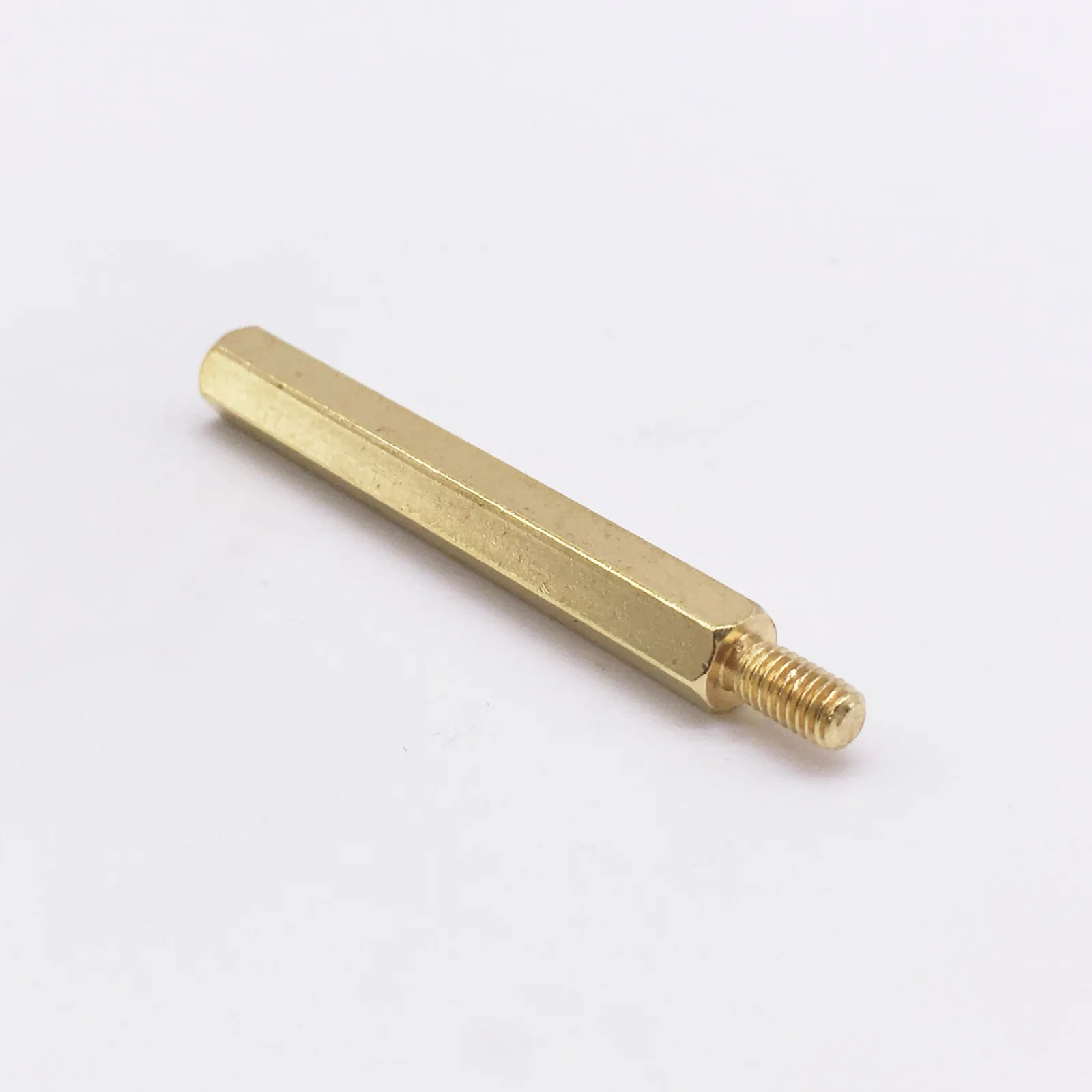 M4x25+6 Spacer Screws M4 Hex Standoff Nuts Male to Female Brass Golden