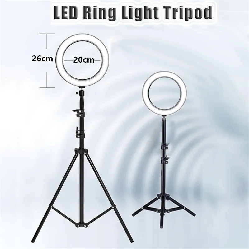 8-25CM-Photography-LED-Selfie-Ring-Light-three-speed-cold-and-warm-stepless-Lighting-Dimmable-with (1)