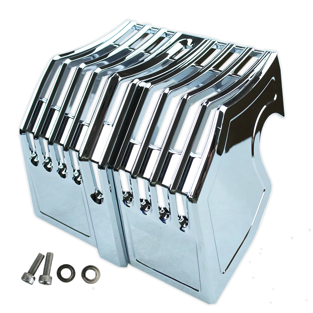 Motorcycle Accessories Chrome Oil Cooler Lower Coolant Pump Trim Accent Cover For Harley Touring