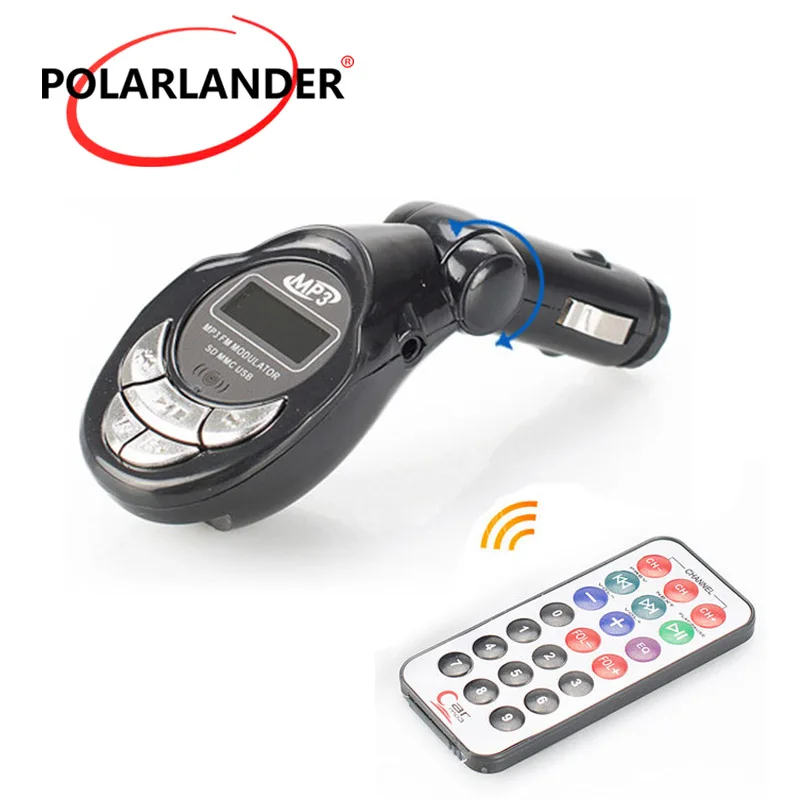 FM modulator multi-function USB charge U disk broadcast car MP3 player 12V/24V music play AUX audio Wireless transmitter | Автомобили и