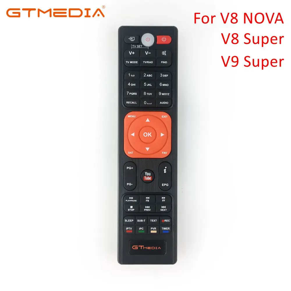 HD спутниковый ТВ приемник дистанционного Управление для Gtmedia V8 Нова и freesat V8 супер V8 Золотой V8 Nova V9 Супер набор топ рецепторов