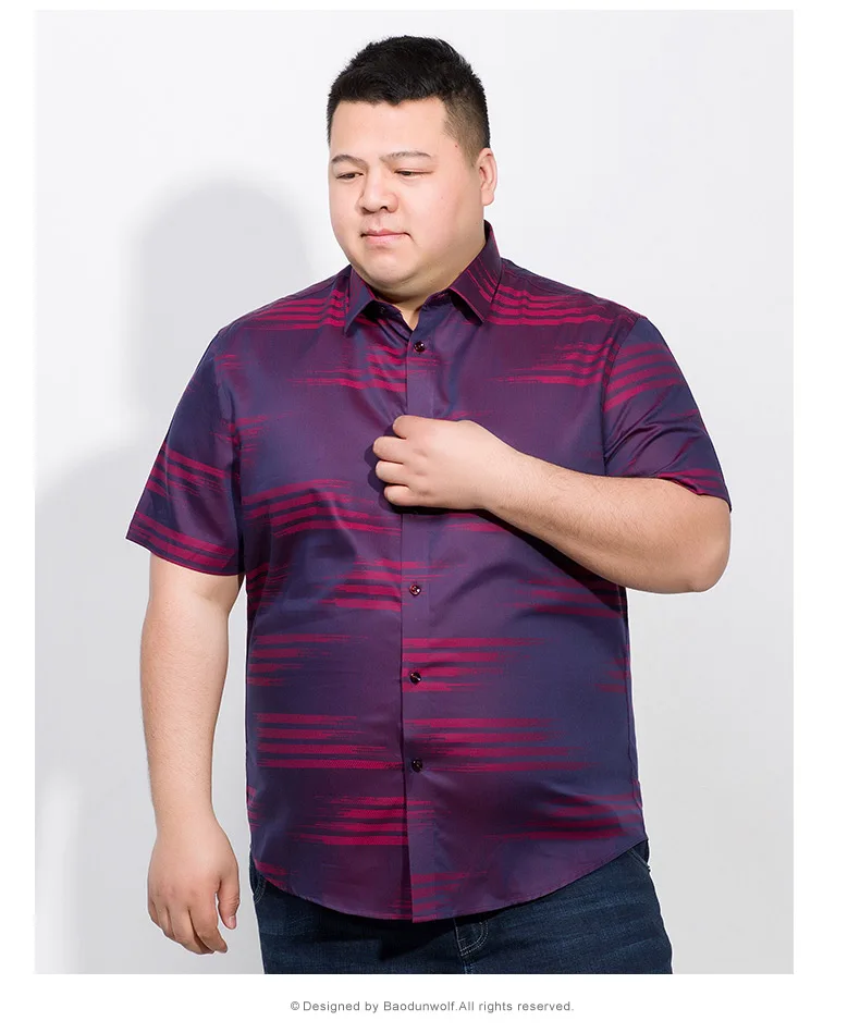 Плюс 10XL 8XL 6XL 5XL бренд торжественное платье рубашки новая мода высокое качество хлопка с коротким рукавом Повседневная рубашка Для мужчин свободный крой дизайн