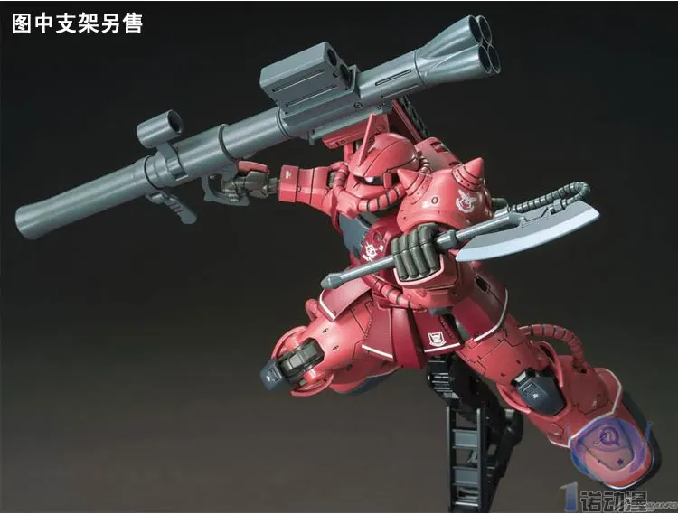 Оригинальный Gundam HG 1/144 модель MS-06S ZAKU 2 княжество зеон чар AZNABLE мобильный костюм происхождения GTO дети игрушечные лошадки BANDAI