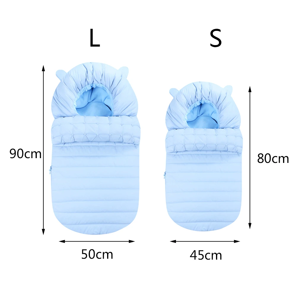 Детская коляска спальный мешок конверт для новорожденных Детский бионический спальный мешок зимний теплый