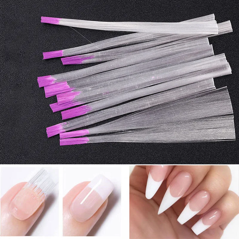 

2019 New Nail Extension Fiber Nail Form Fibernails Acrylic Tips Fiberglass Extension Fiber Glass for Silk Building Nails Tool