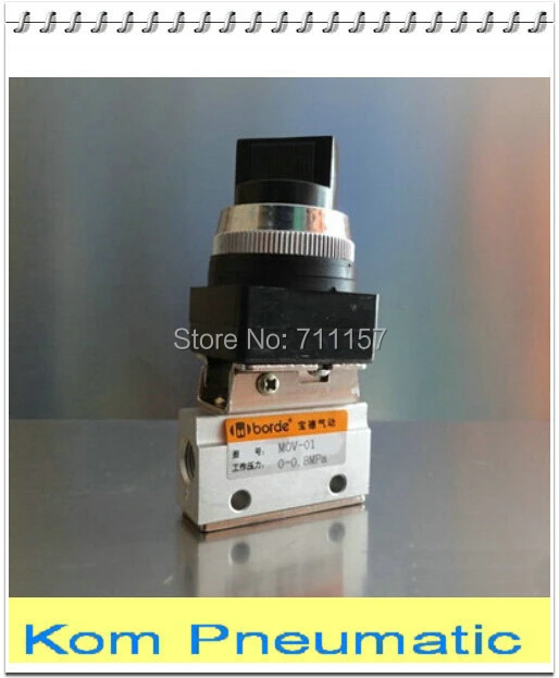 1pc Mov-01 2position 2-way G 1//8 Hand Control Air Pneumatic Mechanical Valve for sale online