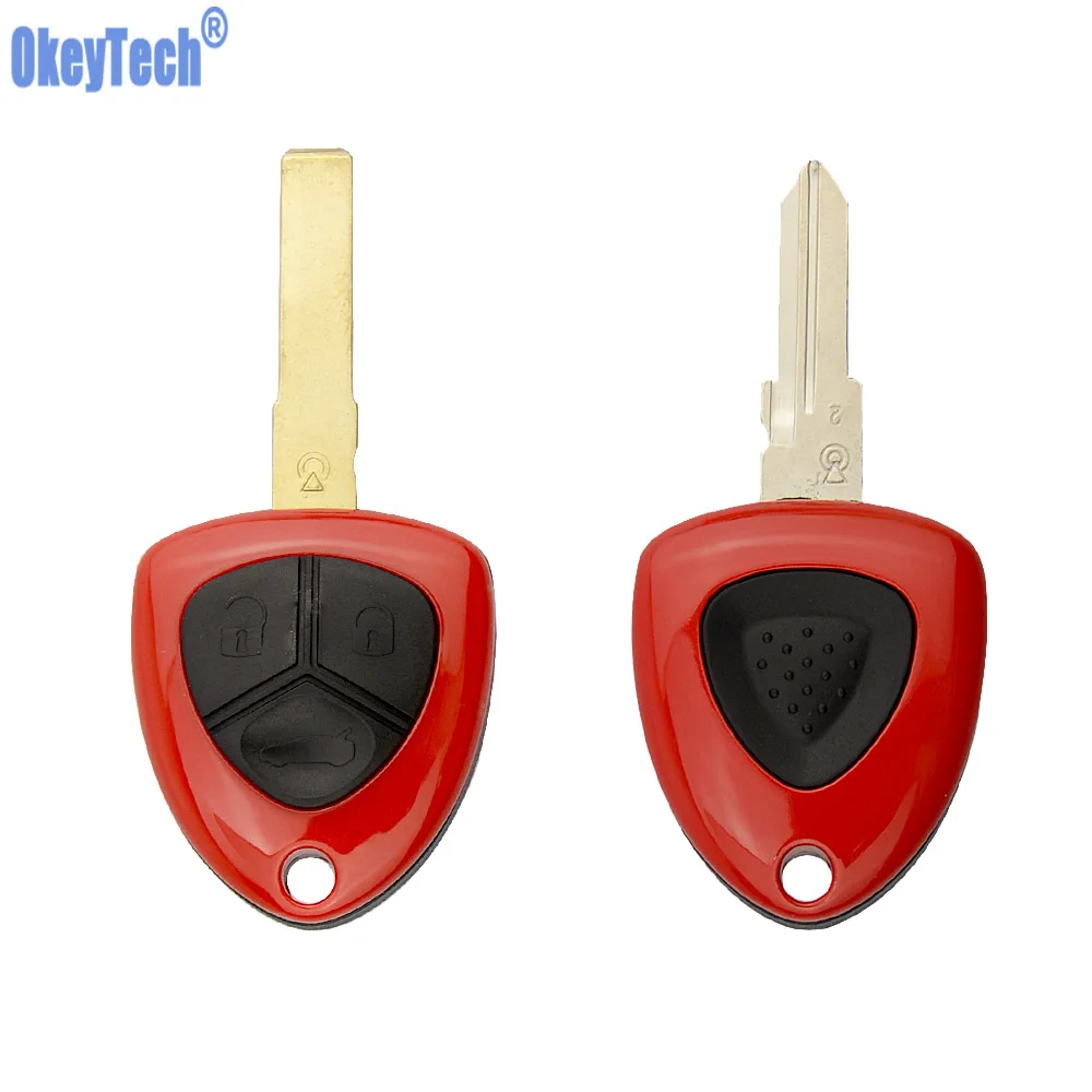 OkeyTech 1 3 Buttons Newest Remote Key Shell Keyless Entry Case For Ferrari 07-14 458 Italia f1 FF CALIFORNIA 599 car auto key