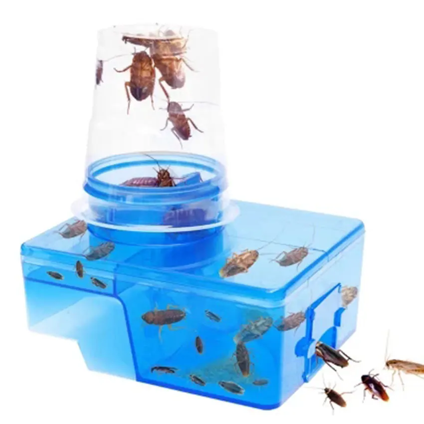 Cockroach Box Killer Catcher Trap Bug Bait Insect Control Roach Reusable W nh3 